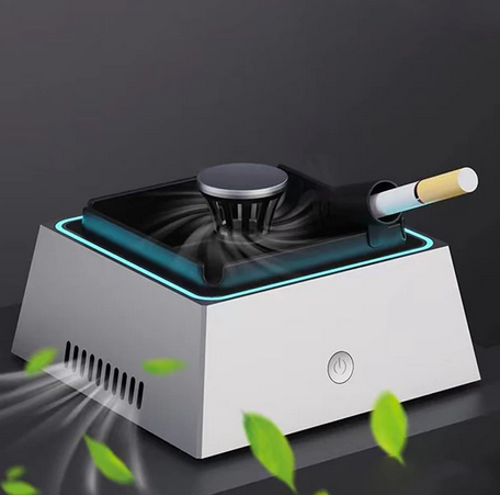 Ashtray with air purifier